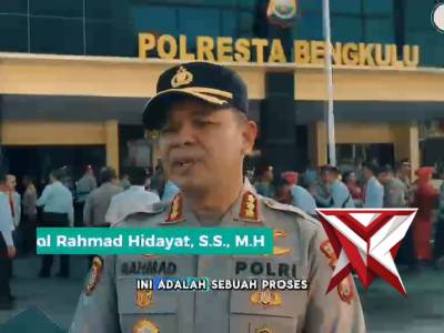 *Kapolresta Bengkulu Pimpin Sertijab 4 Pejabat di Lingkungan Polresta Bengkulu*