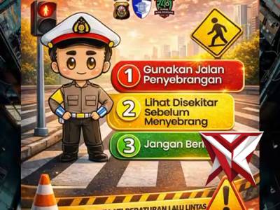 Himbauan Berlalu Lintas Polres OKI