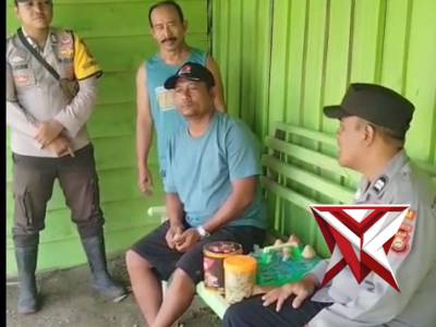 Himbauan personil polres Muba untuk tidak membakar hutan
