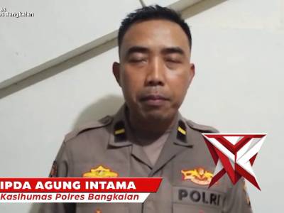 PENYAMPAIAN PERISTIWA UPAYA PENINDAKAN SABUNG AYAM OLEH KASIHUMAS POLRES BANGKALAN