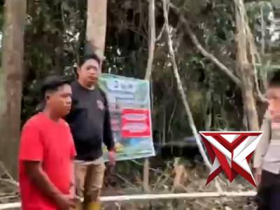 IMBAUAN STOP ILLEGAL DRILING DI WILKUM POLSEK TUNGKAL JAYA ?