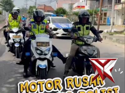 Mendorong motor rusak