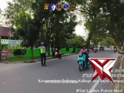 PENGATURAN LALIN SATLANTAS POLRES MUBA ???? - PoliceTube