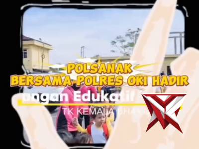 Polsanak satlantas Polres oki - PoliceTube