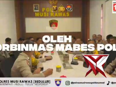 Polres Musi Rawas laksanakan Zoom Meeting Anev Kinerja Bhabinkamtibmas Triwulan I TA 2026 Kor