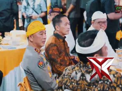 Kapolda Sumatera Selatan Irjen Pol. Dr. Sandi Nugroho menghadiri perayaan Dharma Santi Hari Suci Nye