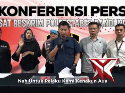 Polrestabes Bandung ungkap kasus pembunuhan
