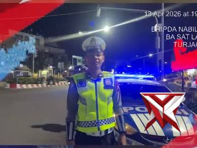 *Satlantas Polresta Bengkulu Gelar Patroli Blue Light, Antisipasi Gangguan Kamseltibcar lantas*