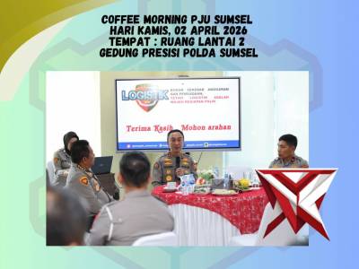 Kapolda Sumsel Gelar Coffee Morning dan Paparan Tupoksi Bersama PJU