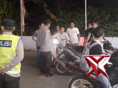 Giat patroli dan himbauan dr polres OKI kepada masyarakat.