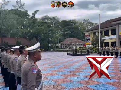 Apel Jam Pimpinan Personel Polres Subang
