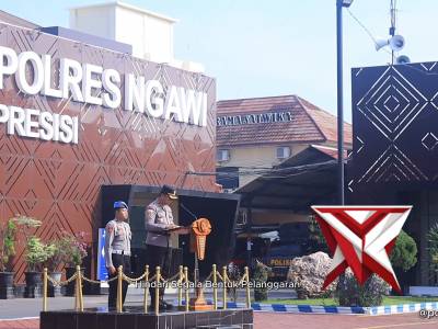 UPACARA HARI KESADARAN NASIONAL POLRES NGAWI