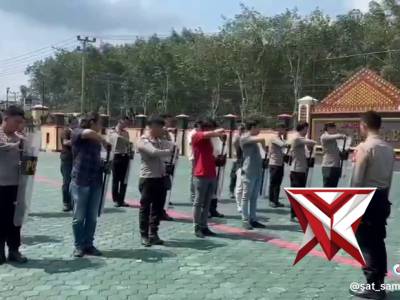 GIAT LATIHAN DALMAS POLRES OKU TIMUR - PoliceTube