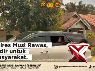 Kapolres Musi Rawas melaksanakan kunjungan ke lokasi korban kebakaran di Kecamatan Megang Sakti - PoliceTube