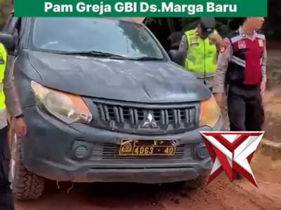 Berikan Rasa Aman, Personel Polsek Muara Lakitan Amankan Ibadah Jumat Agung di GBI Marga Baru - PoliceTube