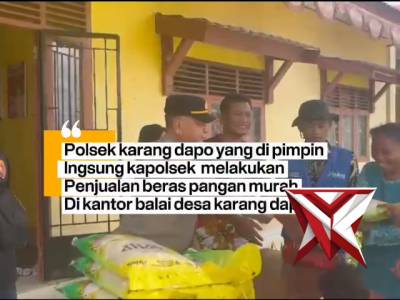 BERAS MURAH BULOG POLSEK KARANG DAPO