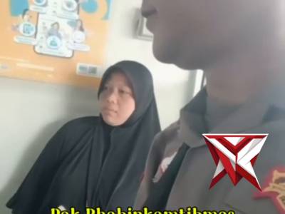 PAK BHABINKAMTIBMAS BANTU WARGA KESULITAN
