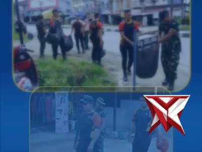 Satbrimob Polda Kalbar terus menunjukan kepeduliannya terhadap lingkungan dengan berpartisipasi