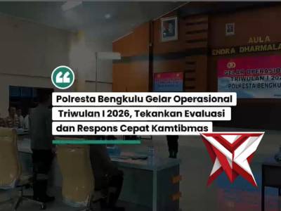 Gelar Operasional (GO) Polresta Bengkulu dan jajaran Triwulan 3 Th. 2026