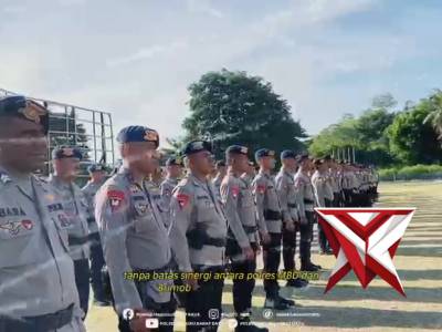 Upacara hari kesadaran nasional polres maluku barat daya