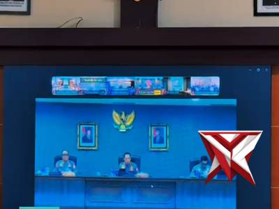 Kapolres Musi Rawas Ikuti Zoom meeting Anev Sitkamtibmas  Dipimpin Kapolri