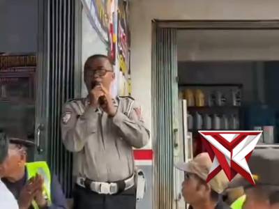 Ajak Komunitas Ojek Tertib dan Jaga Kamtibmas, Satlantas Polres Musi Rawas Launching Kedai AKOR