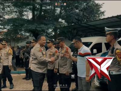 Kapolda dan Wakapolda Jabar Tinjau Arus Balik Lebaran di Pos Terpadu Cikopo! - PoliceTube