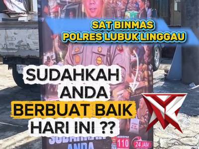 JUMAT BERBAGI BERKAH (BAROKAH) SAT BINMAS POLRES LUBUK LINGGAU
