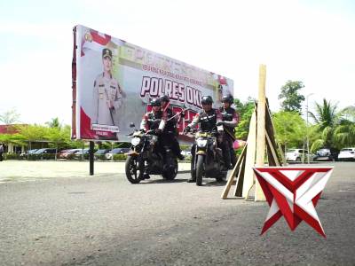 Latihan simulasi sispam kota dan pelatihan pencegahan karhutla Polres OKI