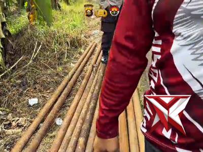 Sinergi BELIDA! ??? Polres Musi Rawas Revitalisasi Jembatan Desa Pulau Panggung.