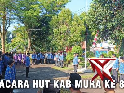 @ev3a_ KAPOLSEK TUGUMULYO MENGHADIRI UPACARA HUT KAB MURA KE 83 - PoliceTube