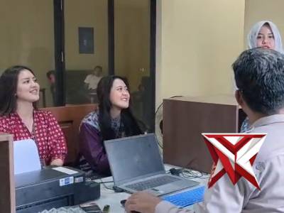 Pelayanan SPKT polsek Babat toman.