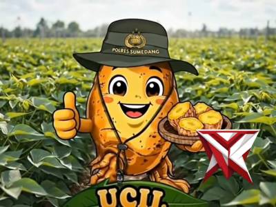 Sampurasun..Perkenalkan ini adalah UCIL alias Ubi Cilembu salah satu maskot dari Polres Sumedang.