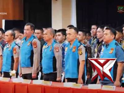 Kapolda Sumatera Selatan Irjen Pol Dr. Sandi Nugroho memimpin upacara pengambilan sumpah - PoliceTube