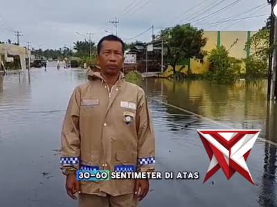 *lIVE REPORT Bhabinkamtibmas Tanjung Jaya pantau & monitor Banjir di wilayahnya* - PoliceTube