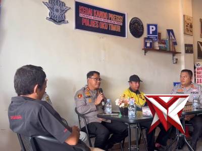 Launching Kedai Kando Presisi Komunitas Anggota Driver Online Presisi Polres OKU Timur