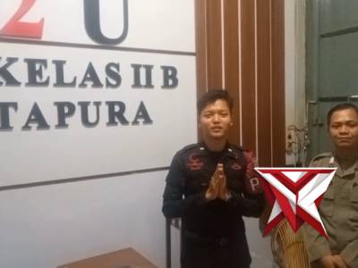 ucapan terima kasih dari petugas lapas 2b