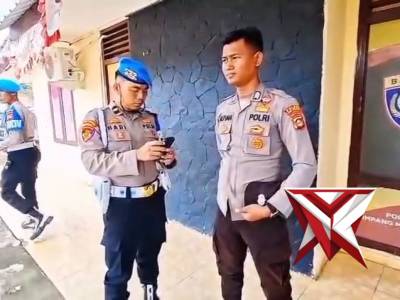 "Pemeriksaan Gaktiplin dari Subbidprovos Bidpropam Polda Sumsel di Polsek Simpang martapura"