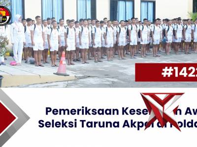 Pemeriksaan Kesehatan Awal Seleksi Taruna Akpol di Polda DIY | Polda Jogja News #1422 - PoliceTube