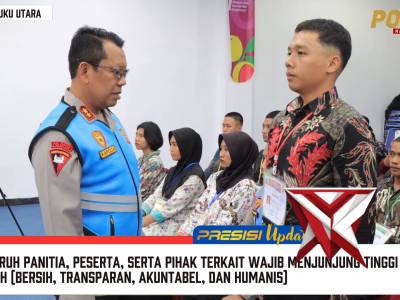 Kapolda Malut menegaskan bahwa seluruh panitia dan peserta  wajib menjunjung tinggi prinsip BETAH