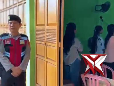 Berikan Rasa Aman, Personel Polsek Muara Lakitan Amankan Ibadah Jumat Agung di GBI Marga Ba