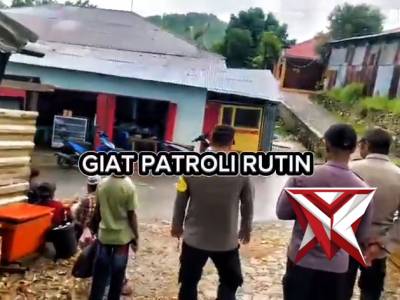 Giat patroli rutin polsek kisar - PoliceTube