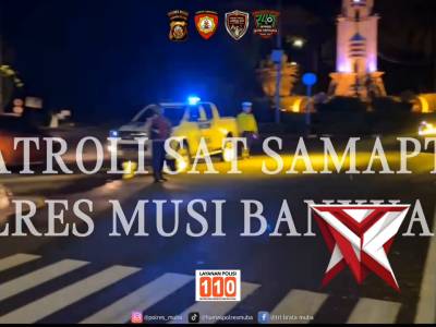 Patroli Malam Hari Sat Samapta..