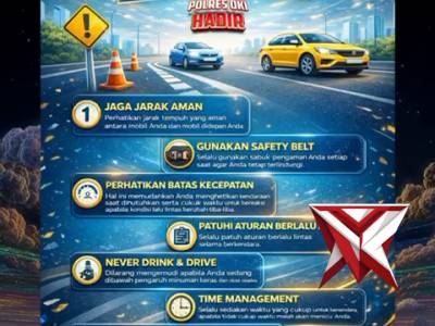 Himbauan keselamatan berlalu lintass