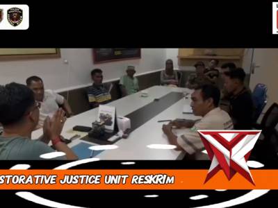Restorative Justice unit Reskrim Polsek Batang Hari Leko ..