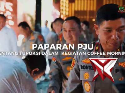 KAPOLDA SUMSEL PIMPIN ACARA COFFE MORNING BERSAMA SELURUH PJU POLDA SUMSEL - PoliceTube