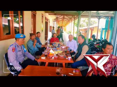 Polsek Tumpang Melaksanakan Pengamanan Kegiatan Misa Minggu Palma dlm rangka rangkaian Pekan Suci