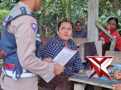 giat bahbin polsek Nibung menghimbauh larang membakar lahan