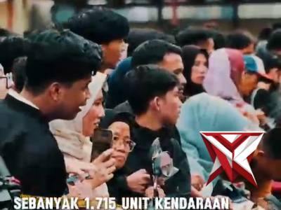 Suasana haru dan bahagia mewarnai Lapangan Gedung Presisi