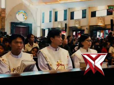 Kapolda Sumsel IJP Sandi Nugroho meninjau langsung pengamanan puncak perayaan Paskah 2026 di Plg